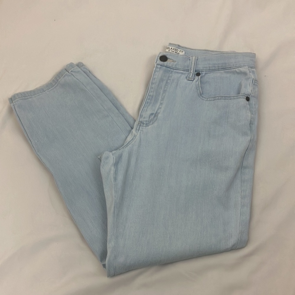 Lee Relaxed At The Waist Light Blue Women's Jeans size 8 Petite - Picture 9 of 10